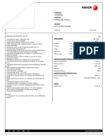 Ficha Tecnica Lavavajillas Fagor CO 110