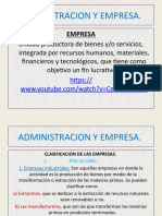 Administracion y Empresa