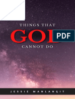 The Things That God Cannot Do