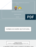 Normas de Diseño Sector Rural - Grupo 4