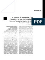 Reseñas: El Maestro de Ceremonias Ozu Yasujiro y Su Muy Civil Ayudante Lorenzo Torres: Invitación Al Viaje