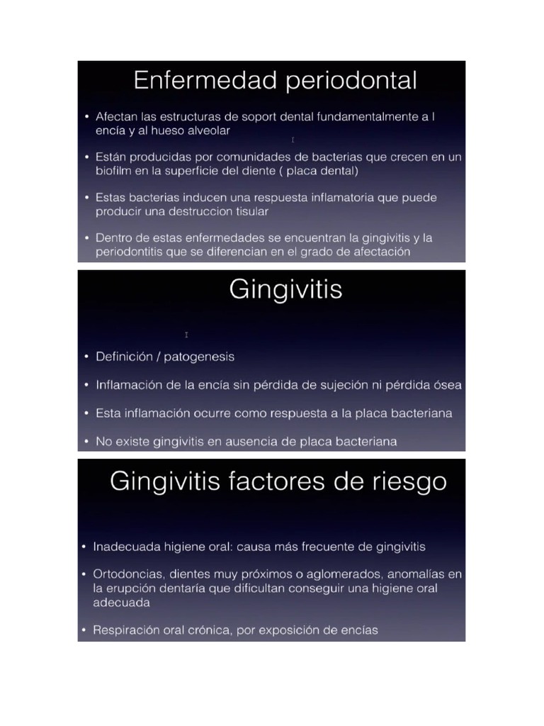 Enfermedad Periodontal | PDF