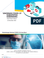 Cakupan Vaksinasi COVID-19 Kabupaten Karawang - 22 Des 2021