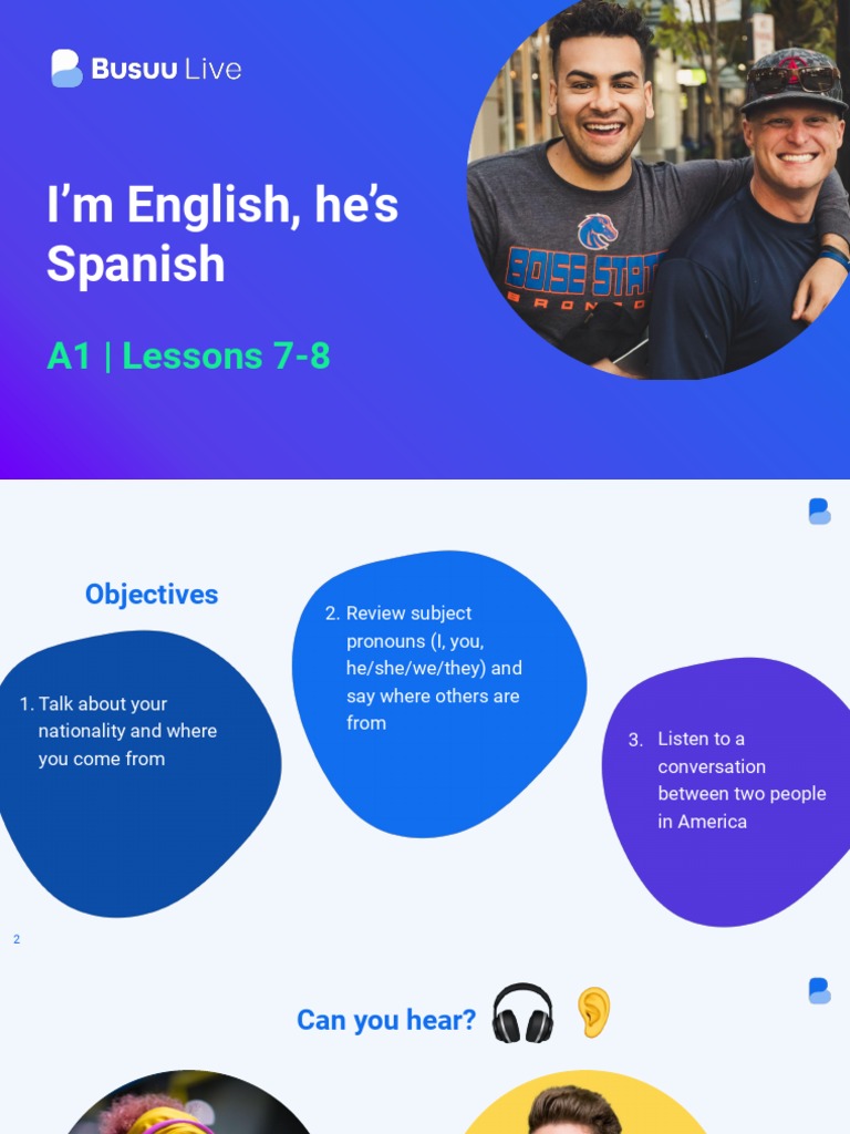 Busuu+Live+Lesson+3+ (I'm+English,+he's+Spanish) + +EN+A1+ +student ...