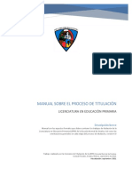 MANUAL DE TITULACIÓN 2021-2022. Actualizado. 4.0