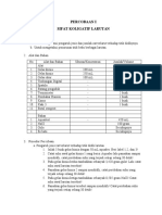 Praktikum Sifat Koligatif Larutan