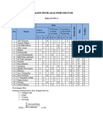 Penilaian Psikomotorik Kls XI IPA 1 Dan 2