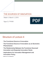 Sources of Innovation Lecture