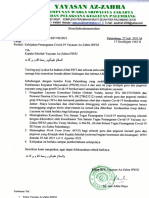 Kebijakan Penanganan Covid-19 Yayasan Az-Zahrah