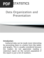 Data Organization and Presentation-1