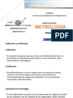 Calibración y certificación en metrología