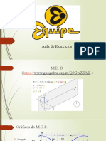 Aula de exercícios de movimento harmônico simples