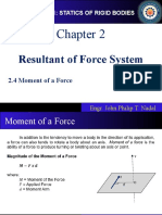 Chapter 2 - Resultant of Force System (Moment)