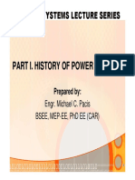 Lecture 1 History of Power Systems