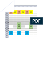 Sched 5TH Year