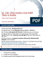 Bài 1 - NG D NG C A Phép Tính VI Phân