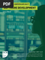 BCS Software Development Syllabus