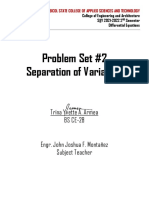 Problem Set 2 - Differential Equations