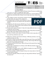 Unitary Method Worksheet2