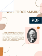 Linear Programming Harvey Laine Ulanday