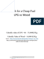 Comparing the Cost-Effectiveness of LPG vs Wood as Fuel