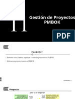 Semana 11 Gestión Proyectos PMBOK