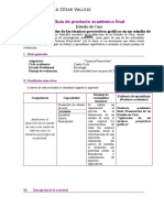 Guía de Producto Final - Estudio de Caso 2022-II