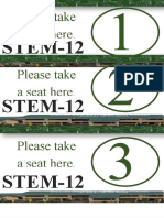 STEM 12 Chairs