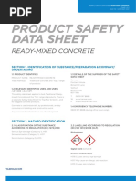 READYMIX safety data sheet