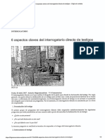 B. SOLTAU, Sebastián. 6 aspectos claves del interrogatorio directo de testigos