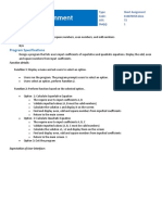 LAB211 Assignment: Title Background Program Specifications