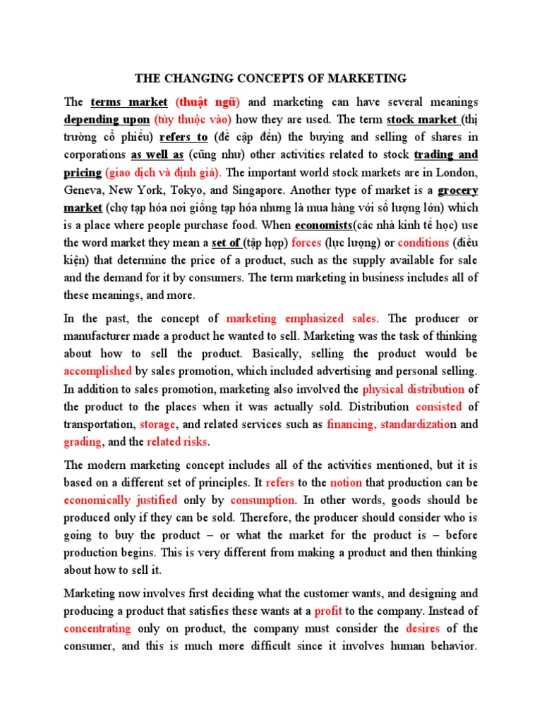 Modern Marketing Concepts Explained | PDF | Goods | Marketing