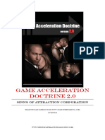 Game Acceleration Doctrine 2.0: Sinns of Attraction Corporation