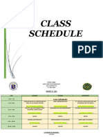 Class Schedule1