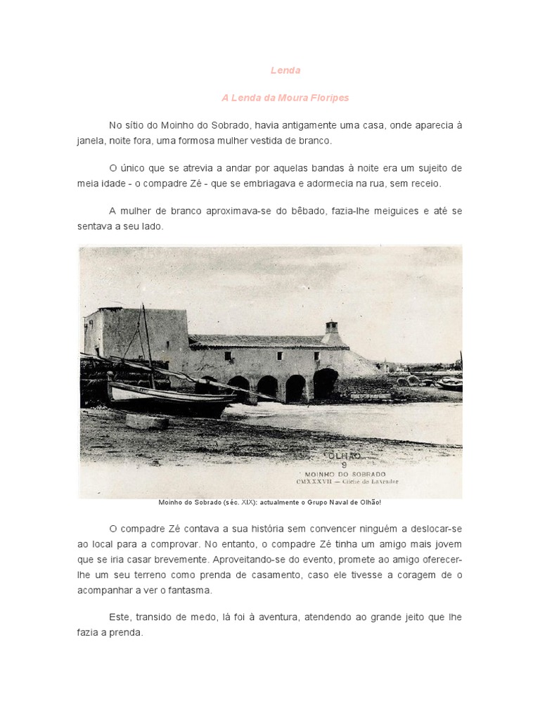 Lenda Da Moura Floripes | PDF
