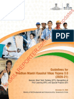 PMKVY 3.0 Skill India Mission Skills Development Ministry Guideline Report 06 01 2021 - V5 SkillReporter