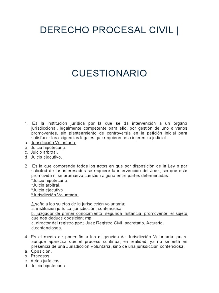 Derecho Procesal Civil | PDF | Apelación | Sentencia (ley)