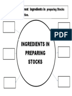 Stocks Ingredients Activity