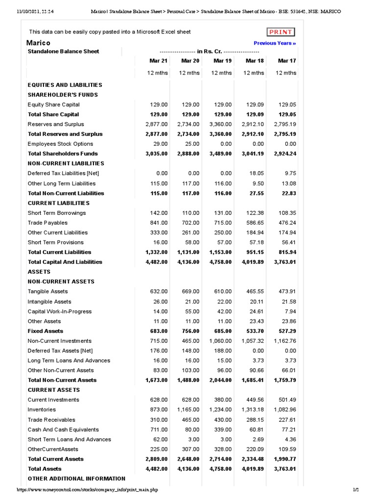 marico-bs-pdf-balance-sheet-money