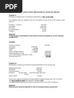 4 Gross and Profit Method Retail Inventory Method