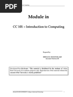 Module 1 CC 101