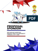 Proposal Kejuaraan Nasional Karate Open Tournament Unsada Cup V