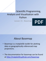 Basemap Orthographic Projection