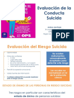 Evaluación Conducta Suicida