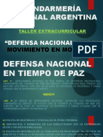 Defensa Nacional en Tiempo de Paz