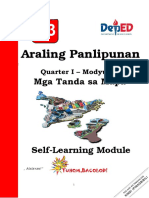 Araling Panlipunan: Self-Learning Module