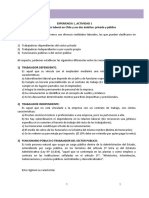 Trabajadores dependientes, independientes y públicos: Diferencias laborales