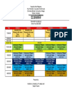 Class Adviser Schedule