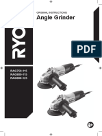 Angle Grinder: Original Instructions