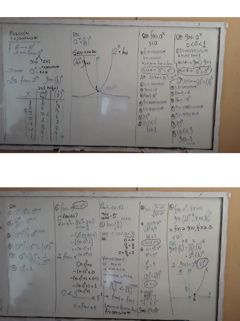 18 Funci N Exponencial Y Logar Tmica Pdf Logaritmo Funcion